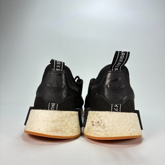 Adidas NMD_R1 Black Gum Casual Lifestyle Sneakers Shoes GZ9257 Men\'s Size 12